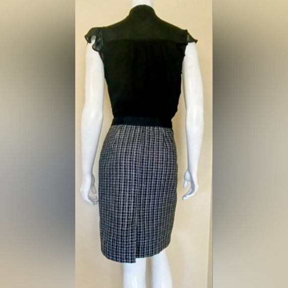 Banana Republic Ruffled Bow Tweed Dress - Picture 2 of 2